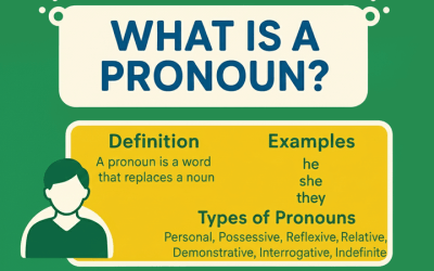 What Is a Pronoun? Meaning, Types & Examples
