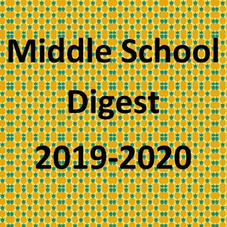Middle School yearbook cover