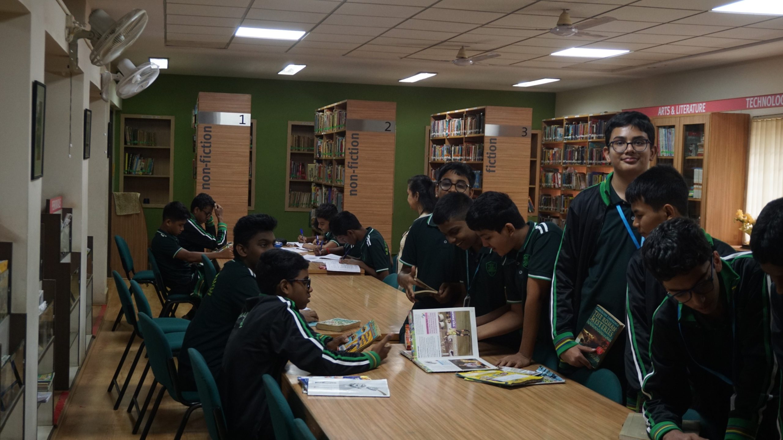 Library reading area