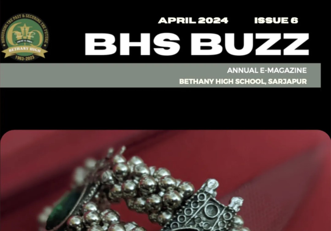 Bethany Sarjapur yearbook cover
