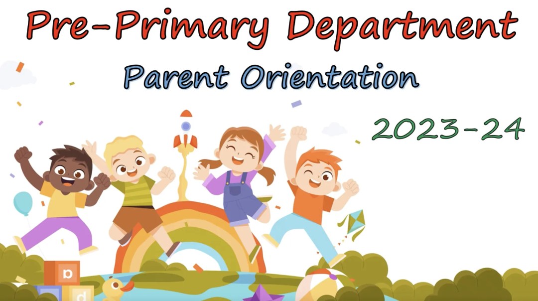 Pre-Primary yearbook cover