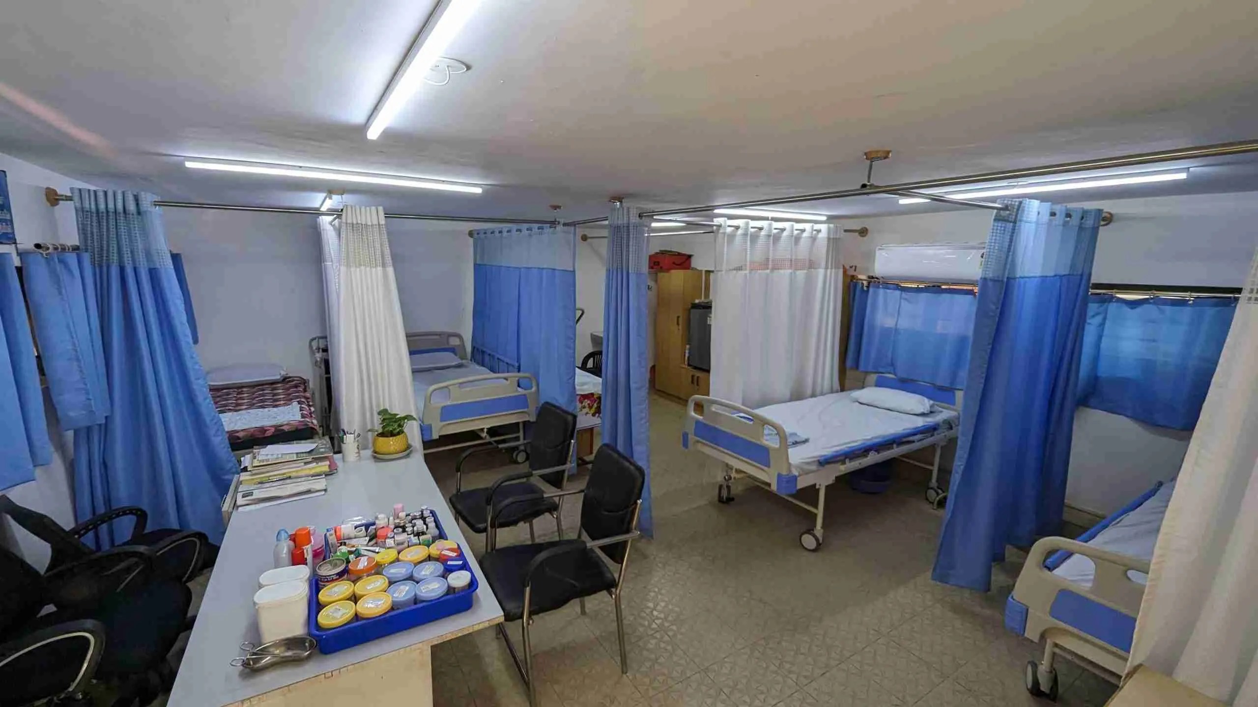 Infirmary first-aid area
