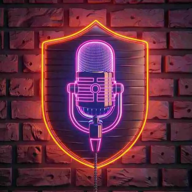 The Lighthouse Legacy podcast microphone